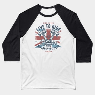 Live To Ride Baseball T-Shirt